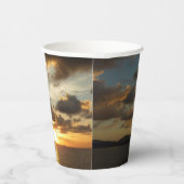 Sonnenaufgang in St. Thomas I. US-Jungfrau Pappbecher (Rechts)