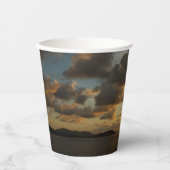 Sonnenaufgang in St. Thomas I. US-Jungfrau Pappbecher (Vorderseite)