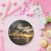 Sonnenaufgang in St. Thomas I. US-Jungfrau Pappteller (Party)