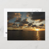 Sonnenaufgang in St. Thomas I. US-Jungfrau Postkarte (Vorne/Hinten)
