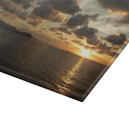 Sonnenaufgang in St. Thomas I. US-Jungfrau Schneidebrett (Ecke)