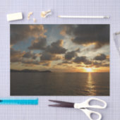 Sonnenaufgang in St. Thomas I. US-Jungfrau Seidenpapier (Handwerk)