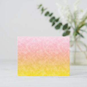 Sonnenaufgang in Zuckerwolkenglühen Postkarte