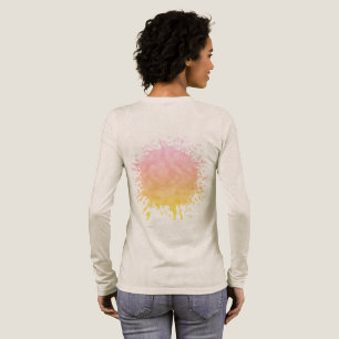 Sonnenaufgang in Zuckerwolkenglühen Tri-Blend Shirt