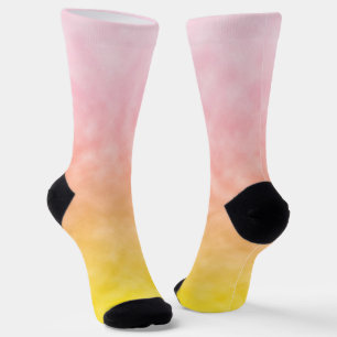 Sonnenaufgang in Zuckerwollenhimmel Socken