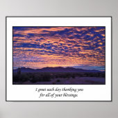 Sonnenaufgang: Inspiration-Wand-Poster Poster (Vorne)