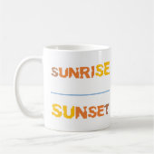 Sonnenaufgang Kaffeetasse (Links)