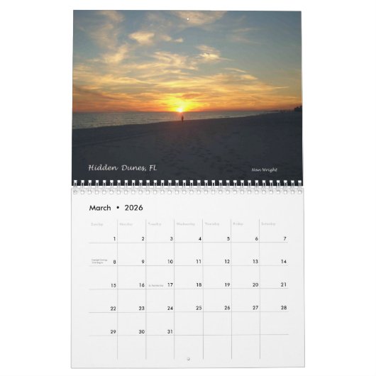 Sonnenaufgang Kalender (Mär 2026)