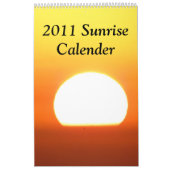 Sonnenaufgang-Kalender 2011 Kalender (Titelbild)