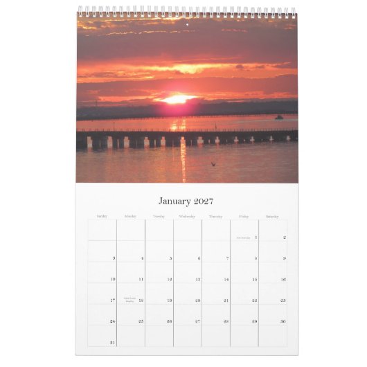 Sonnenaufgang-Kalender 2011 Kalender (Jan 2027)