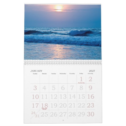 Sonnenaufgang-Kalender Kalender (Jan 2027)