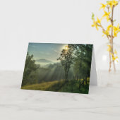 Sonnenaufgang Karte (Gelbe Blume)