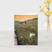 Sonnenaufgang Karte (Gelbe Blume)