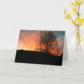 Sonnenaufgang Karte (Gelbe Blume)