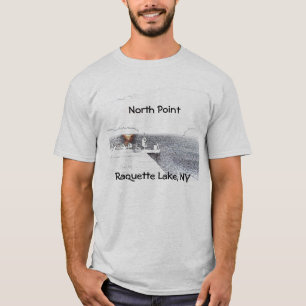 Sonnenaufgang (Karte-VOLL), NordPointRaquette See, T-Shirt