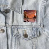 Sonnenaufgang Landschaft mit See und Deers-51207 Button (Beispiel)