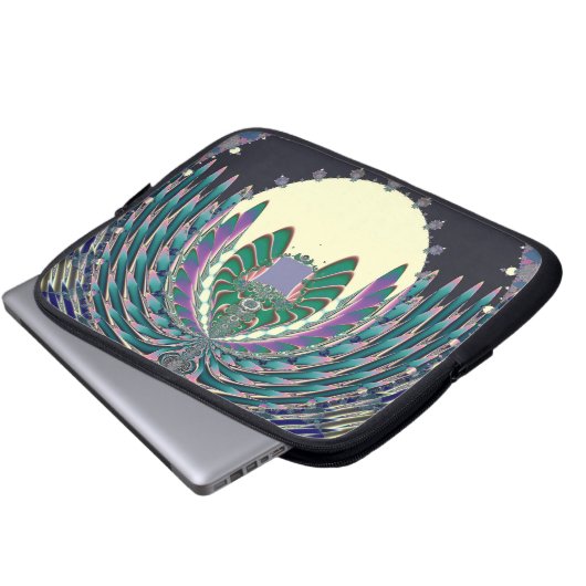 Sonnenaufgang Laptopschutzhülle (Vorne Knopf)