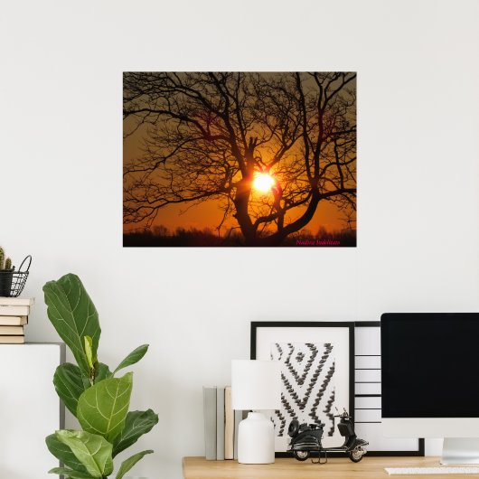 Sonnenaufgang Leinwand drucken Poster (Heimbüro)