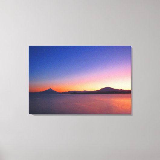 Sonnenaufgang Leinwanddruck (Vorderseite)