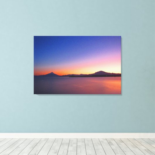 Sonnenaufgang Leinwanddruck (Insitu (Holzboden))