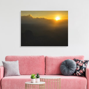 Sonnenaufgang Leinwanddruck gespannt
