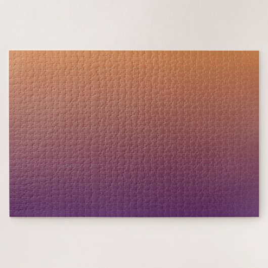 Sonnenaufgang - Lila, subtile Gradient-Minimal zu Puzzle (Horizontal)