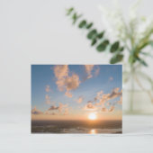 Sonnenaufgang Luftbild Küstenabschnitt Horizont Po Postkarte (Stehend Vorderseite)