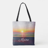 Sonnenaufgang Maine kundenspezifische Tasche (Rückseite)