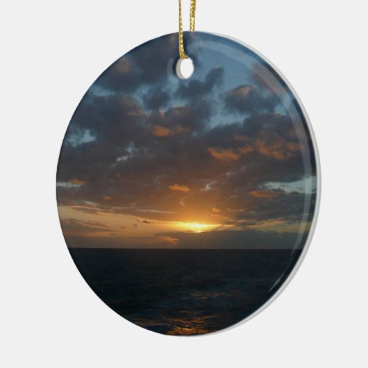 Sonnenaufgang Meer II Meer Seascape Keramikornament (Links)