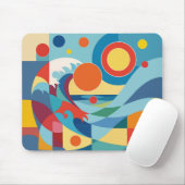 Sonnenaufgang Meereswelle Mousepad (Mit Mouse)