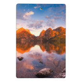 Sonnenaufgang Mini Klemmbrett (Rückseite)