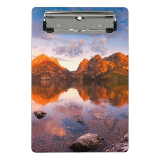 Sonnenaufgang Mini Klemmbrett (Vorderseite)
