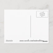 Sonnenaufgang mit farbigem Bleistift Postkarte (Rückseite)
