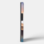 Sonnenaufgang mit Monogramm über den Bergen Case-Mate iPhone Hülle (Rückseite / Rechts)