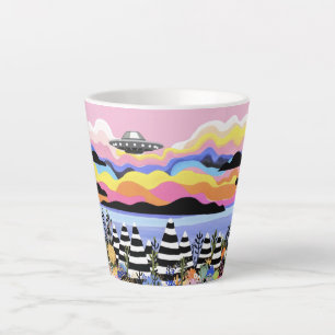 Sonnenaufgang mit UFO Milchtasse