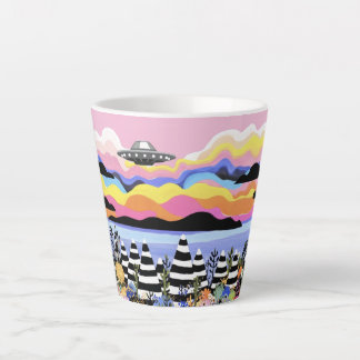 Sonnenaufgang mit UFO Milchtasse