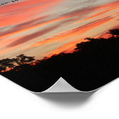 Sonnenaufgang Motivierend Poster (Ecke)