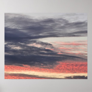Sonnenaufgang nach dem Sturm Poster