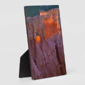 Sonnenaufgang | Nationalpark Bryce Canyon Fotoplatte (Seite)