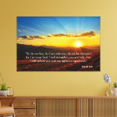 Sonnenaufgang nicht Angst Isaiah 41:10 Leinwanddruck (Insitu (Wohnzimmer))