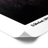 Sonnenaufgang "Nie zu spät" Poster drucken (Ecke)