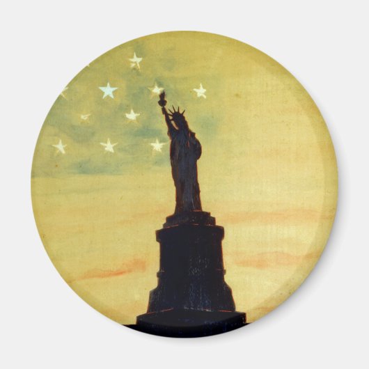 Sonnenaufgang oder Sonnenuntergang Anleihe zur Fre Magnet (Vorne)