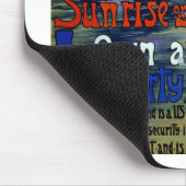 Sonnenaufgang oder Sonnenuntergang Anleihe zur Fre Mousepad (Ecke)