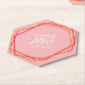 Sonnenaufgang Orange Rosa Rose Rosa Rosa Hochzeit Untersetzer (angewinkelt)