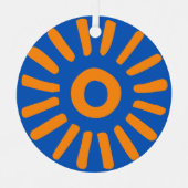 Sonnenaufgang Ornament Aus Metall (Vorderseite)