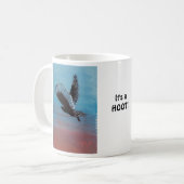 Sonnenaufgang Owl Gemälde "es ist ein Hoot"! Kaffeetasse (Vorderseite Links)