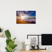 Sonnenaufgang Ozeanposter Poster (Heimbüro)