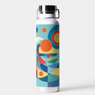Sonnenaufgang Ozeanwelle Trinkflasche
