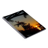 Sonnenaufgang Palm Ocean Notebook Notizblock (Rechte Seite)