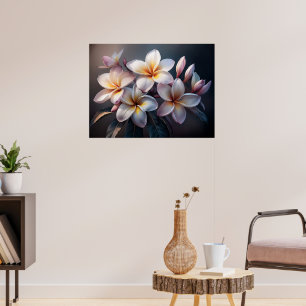 Sonnenaufgang Plumeria Poster
